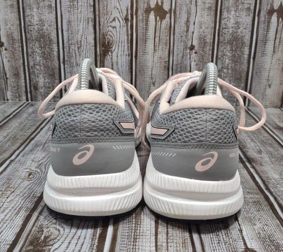 Asics Gel Contend 7 Women's Size 9 Running Shoes Gray Pink 1012A911 - Picture 5 of 9